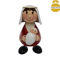 Figura De Pres&eacute;pio Com Mola Em Metal 18cm