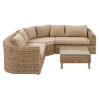 Conjunto de jardim MOOR&Eacute;A savana em rattan sint&eacute;tico