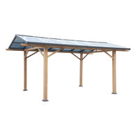 Abrigo BELIZE efeito madeira 3x5m