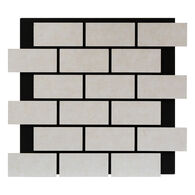 Painel decorativo efeito tijolo CLINT bege 61x69cm