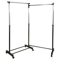Suporte duplo de metal com 1 barra rotativa,  Suporte duplo de metal com 1 barra rotativa