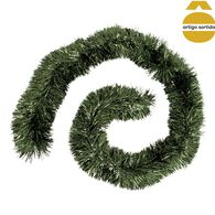 Grinalda verde escuro e castanho 200cm