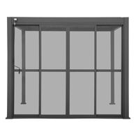 Portas para p&eacute;rgola EVORA cinza escuro 3m
