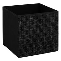 Caixa De Arruma&ccedil;&atilde;o Preto TWEED 31x31cm
