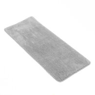 Tapete wc microfibra especial cinza claro 50x120cm,  Tapete wc microfibra especial cinza claro 50x120cm