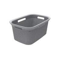Cesto de roupa MODE cinza 45l