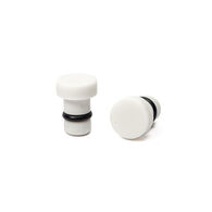 Conjunto de 2 terminais brancos para var&atilde;o