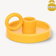 Castiçal YUCATAN em cerâmica 5,5cm,  Castiçal YUCATAN em cerâmica 5,5cm