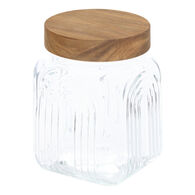Frasco ARCHE com tampa madeira ac&aacute;cia 1L