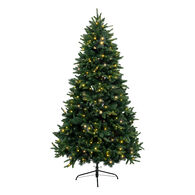 Árvore de natal GREEN CREEK verde com leds 180cm,  Árvore de natal GREEN CREEK verde com leds 180cm
