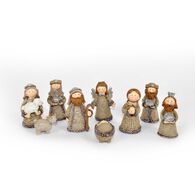 Pres&eacute;pio com 9 figuras