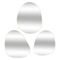 Conjunto de 3 espelhos de parede LIDA,  Conjunto de 3 espelhos de parede LIDA
