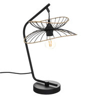 Candeeiro de mesa alara preto 50cm