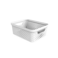 Cesto de arruma&ccedil;&atilde;o PIXEL branco 11l