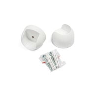 Conjunto de 2 suportes de teto branco