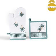 Conjunto De Luva E Pega De Cozinha EXCLUSIVE RESORT