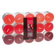 Conjunto de 30 velas tealights frutos vermelhos,  Conjunto de 30 velas tealights frutos vermelhos
