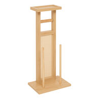 Porta rolos wc CANE com reserva bege