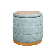 Pufe/mesa BATH verde 37x39cm