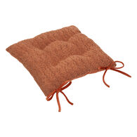 Coxim para cadeira AUTOMNE bouclette terracota 38x38cm,  Coxim para cadeira AUTOMNE bouclette terracota 38x38cm