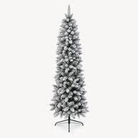 &Aacute;rvore de natal VERTICA verde com neve 210cm