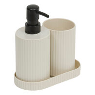 Conjunto de 3 pe&ccedil;as wc ESSENTIELS bege