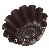 Conjunto de 4 formas caneladas para queques 9cm