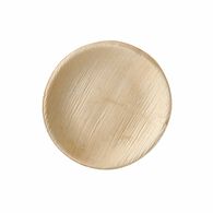Conjunto 10 pratos folha de palma 15,5cm