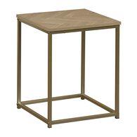 Mesa de apoio CHEVRON bege em mdf