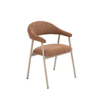 Cadeir&atilde;o MELILLA tecido terracota