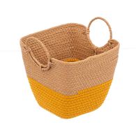Cesto de arruma&ccedil;&atilde;o wc SOLAR ocre 25cm