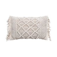 Almofada idylle FOLK macram&eacute; 30x50cm