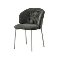 Cadeir&atilde;o MONTFORT em tecido cinza escuro