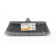 Espanador curvo cerdas aveludadas cinza