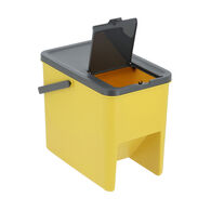 Balde do lixo amarelo empilhável 20l,  Balde do lixo amarelo empilhável 20l