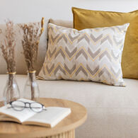 Almofada VIBES amarelo e bege 45x60cm