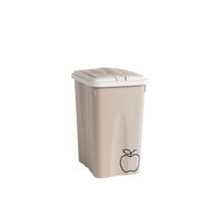 Ecoponto 21L pl&aacute;stico com tampa cinza