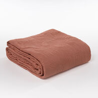 Colcha FLOWER salm&atilde;o 220x240cm