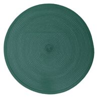 Individual de mesa redondo verde esmeralda TEXALINE 38cm,  Individual de mesa redondo verde esmeralda TEXALINE 38cm