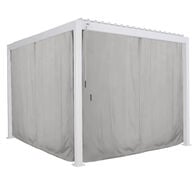 Cortinas e mosquiteiras para pérgola ÉVORA branco 3,6x3,6m