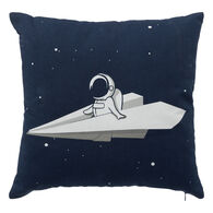 Almofada astronauta azul escuro 40x40cm