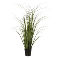 Vaso com verdes artificiais 58cm