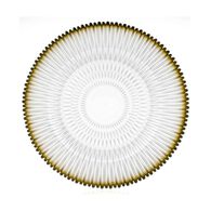 Prato para bolo MAJESTIC verde 34cm