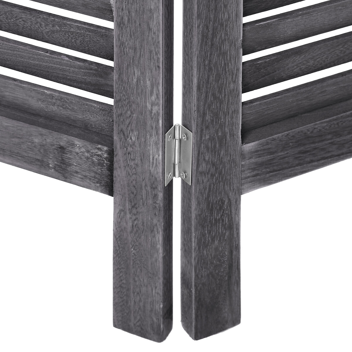 Biombo CAMILA cinza em madeira 170cm