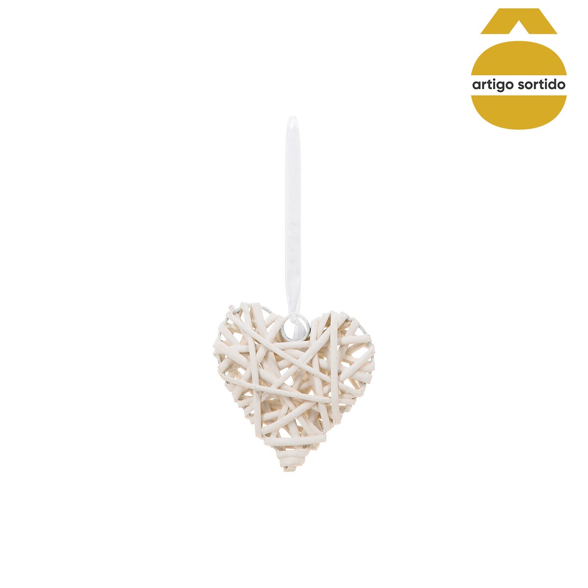 Pendurante decorativo em cora&ccedil;&atilde;o 12cm