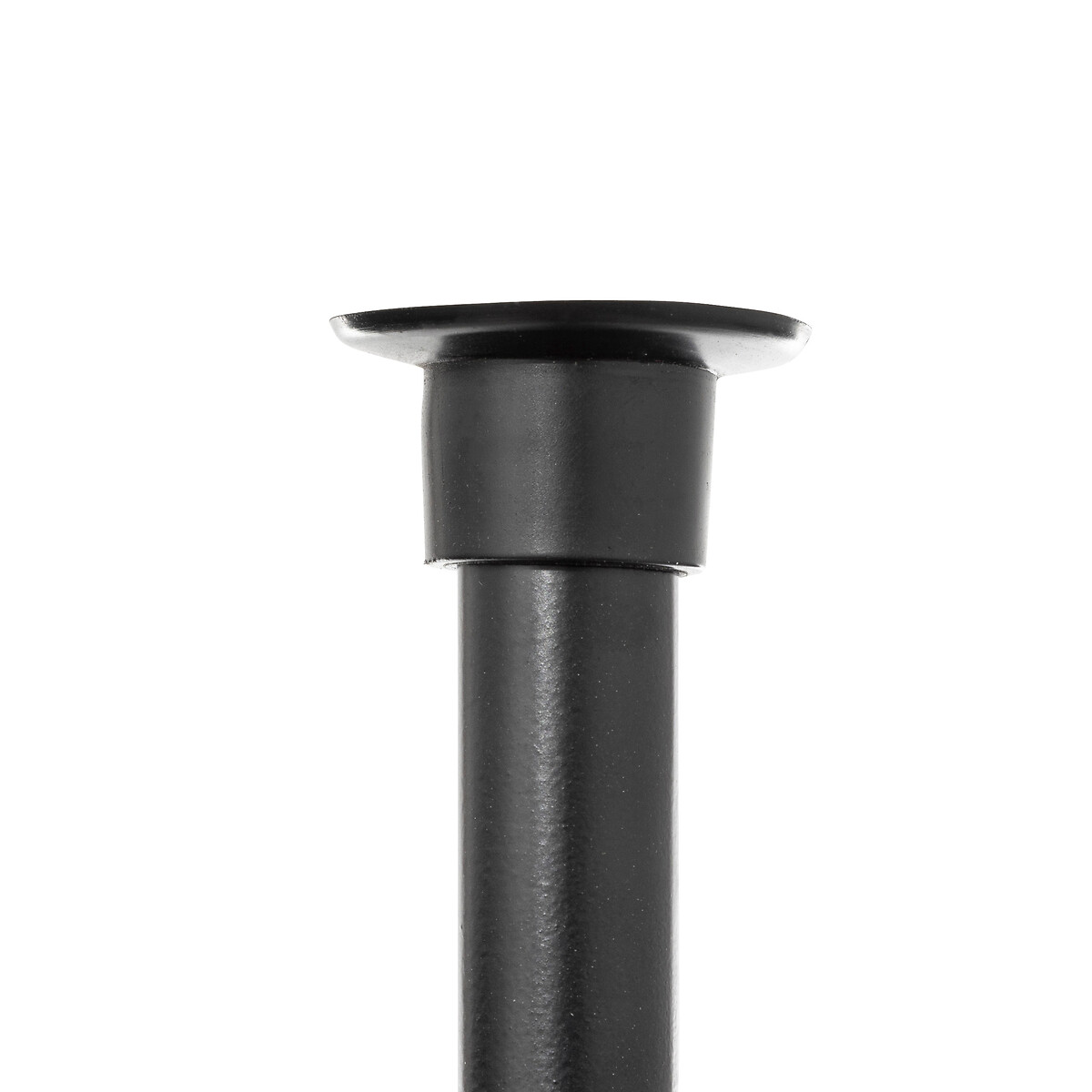 Suporte de duche preto em alumínio