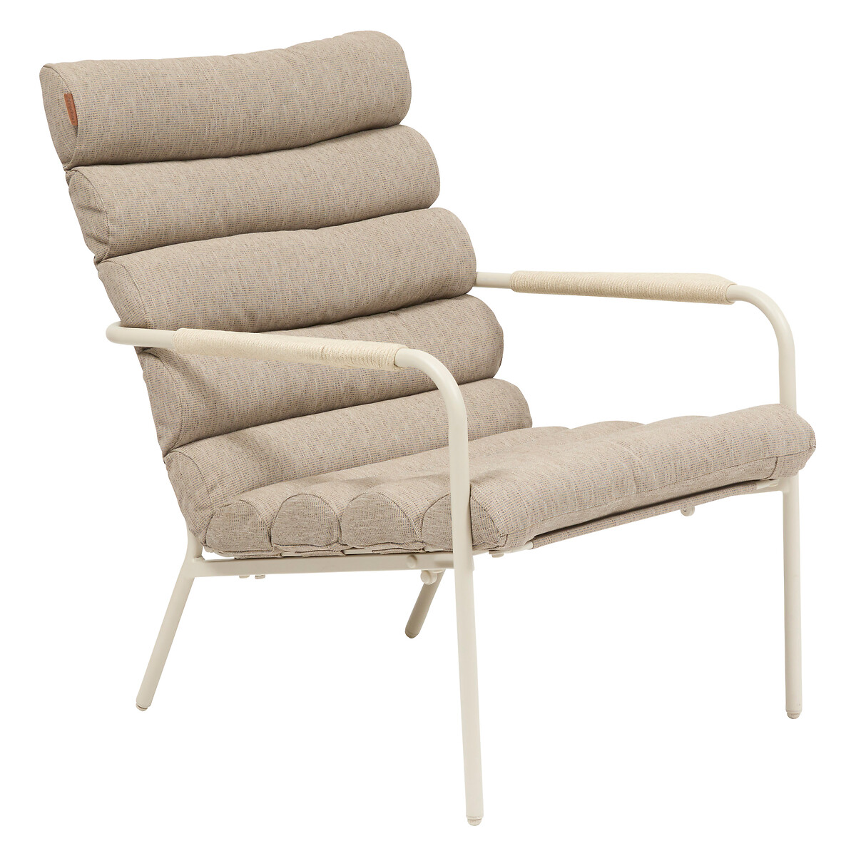 Cadeira relax SOLANI argile com repousa p&eacute;s