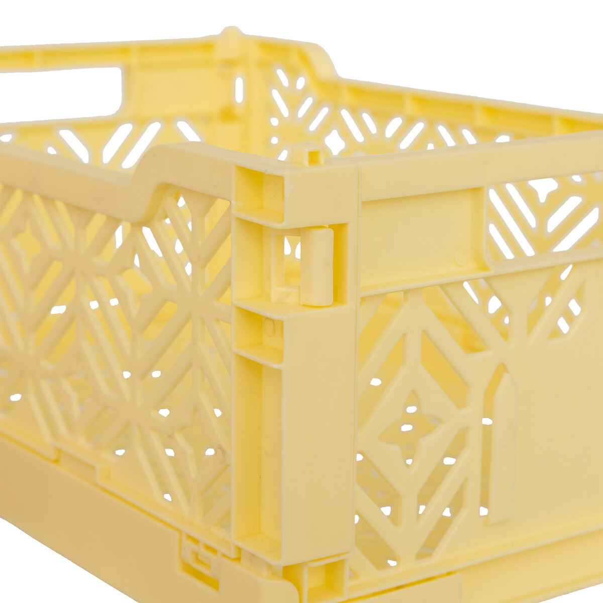 Caixa dobr&aacute;vel amarela 30x20x11cm