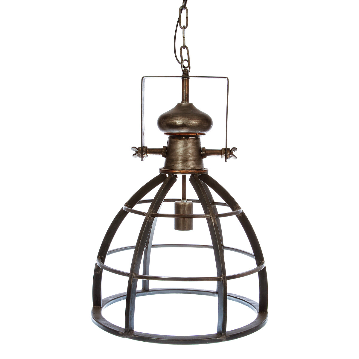 Candeeiro de teto niko em metal preto