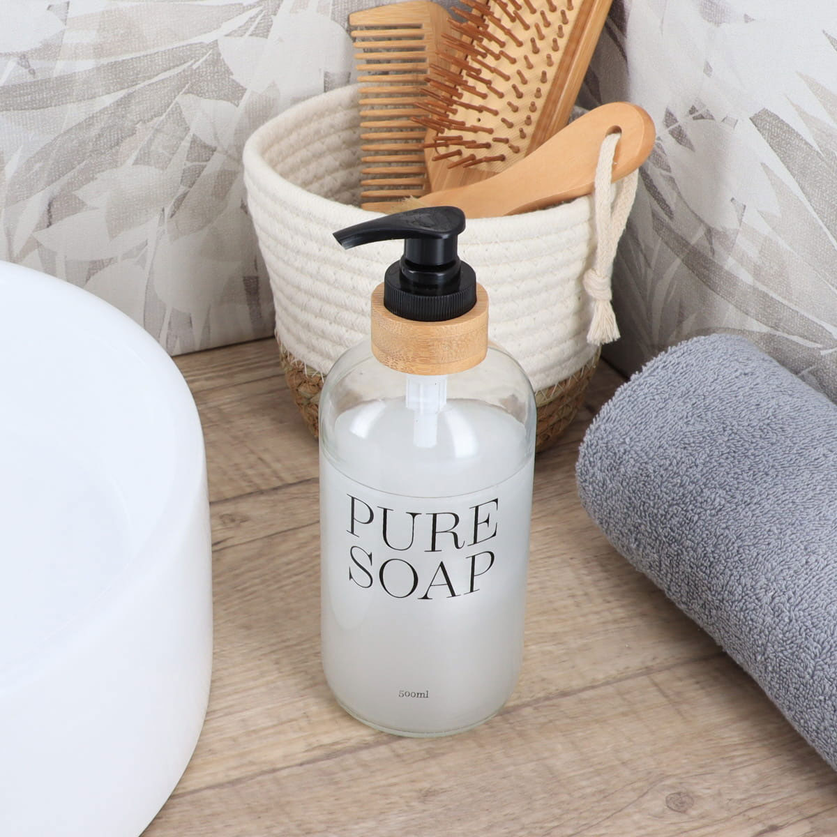 Doseador sabonete l&iacute;quido PURE SOAP 500ml